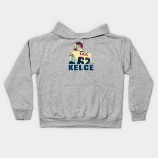 Jason Kelce Retro Pop Art Kids Hoodie